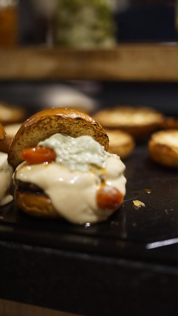 Smash gourmet preparado para catering
